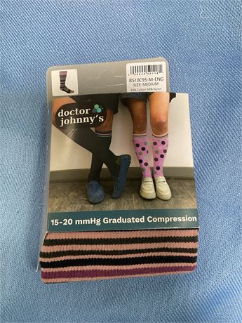 Doctor Johnny's Compression Socks for Men & Women (15-20 mmHg) Nurse, Maternity