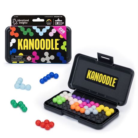 Educational Insights Kanoodle 3D Brain Teaser Puzzle Game, 228 Challenges, Ages