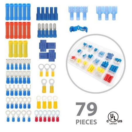 EverStart 79-Piece Assorted Connector Kit  Universal Fit  Part Number 5121