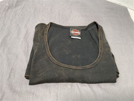 Harley Davidson Tank Top Brown Tie-Dye XL