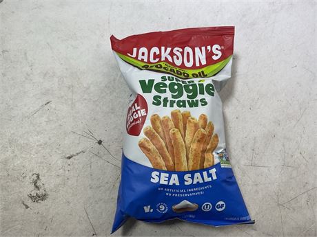 Jackson's Super Sea Salt Veggie Straws