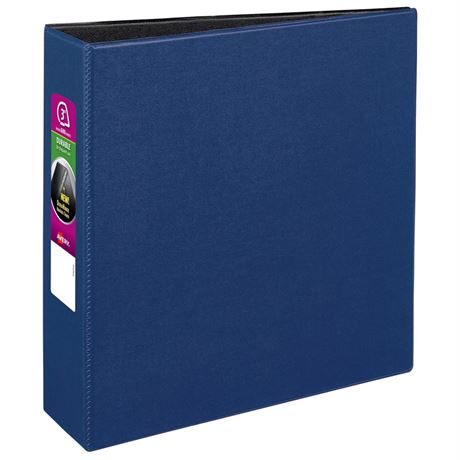 (5pk) Avery Durable 3 Ring Binder, 3" Slant Rings, 1 Blue Binder (27651)