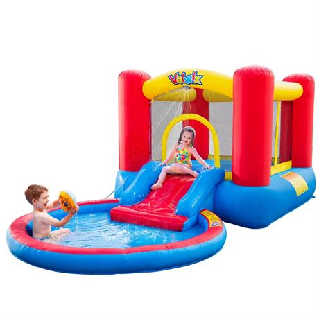 Valwix Inflatable Bounce House Includes Blower with GFCI for Kids 3-6 Bouncy
