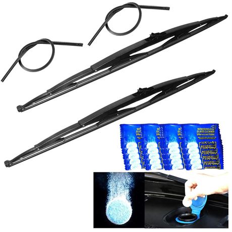 32 Inch Wiper Blade RV Pair or Motorhome rv windshield wipers 12mm 9mm J Hook