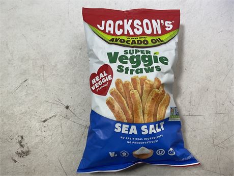 Jackson's Super Sea Salt Veggie Straws