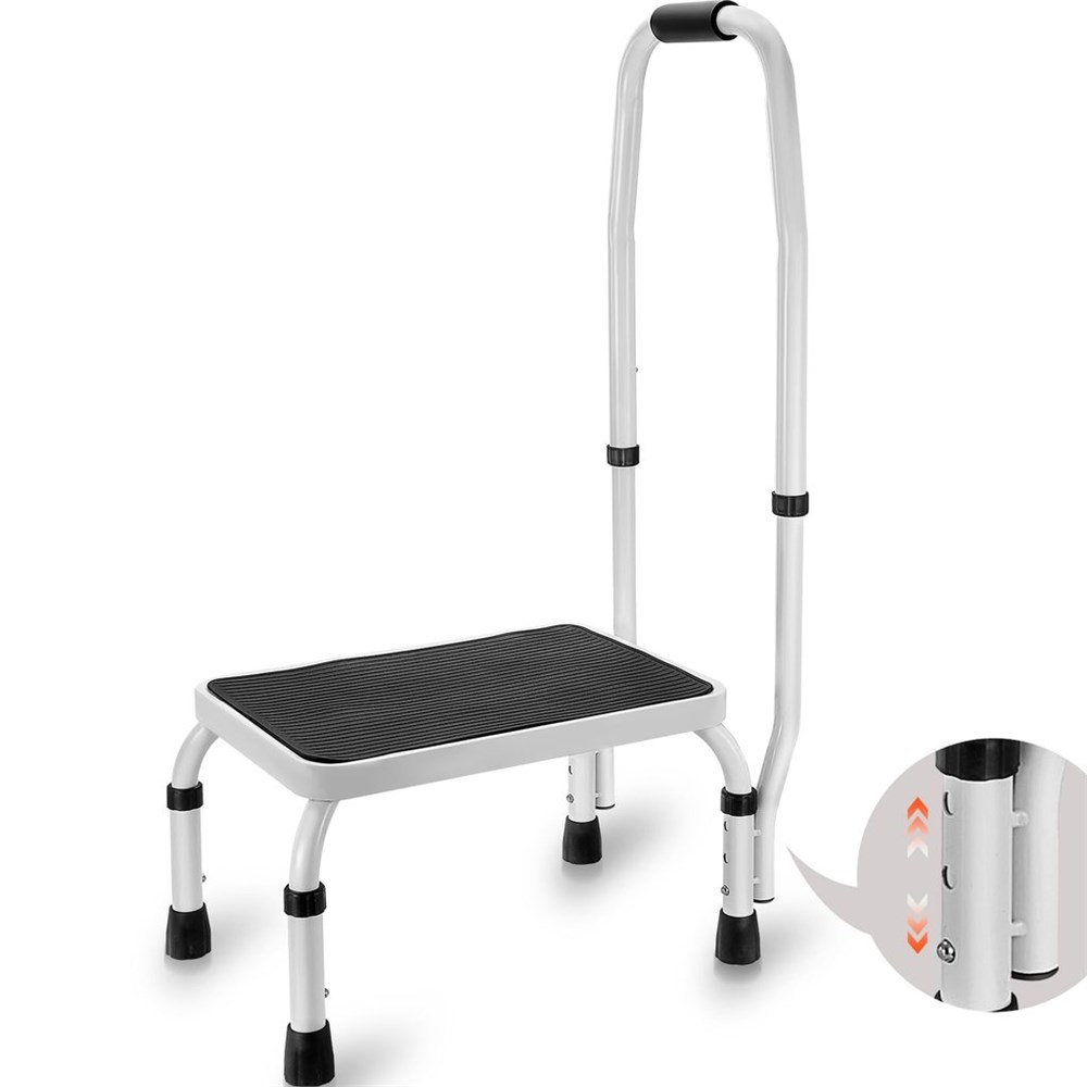 702 Auctions - VEVOR Step Stool 1-Step 330lbs Capacity, 3 Adjustable ...