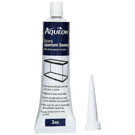 Aqueon Silicone Sealant Clear 3 oz