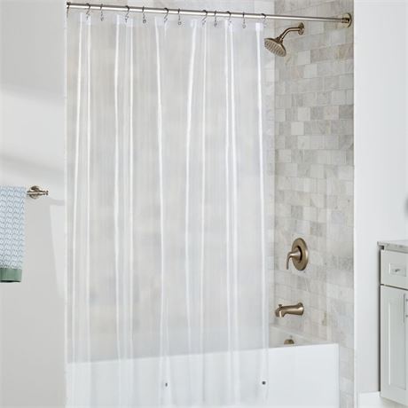 Better Homes & Gardens Heavyweight PEVA Shower Liner, 70" W x 72" H, Clear
