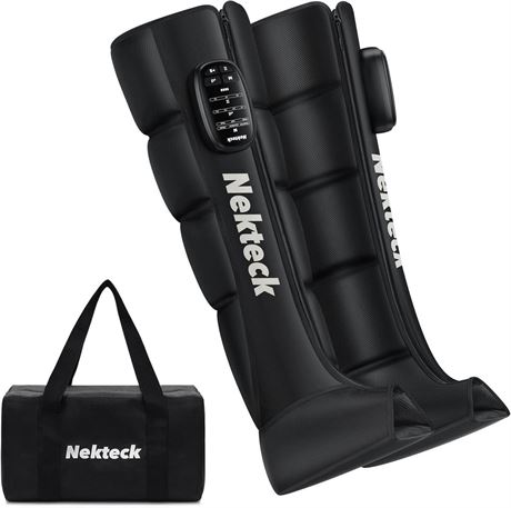 Nekteck Air Compression Recovery System, Cordless Full Leg Massager for