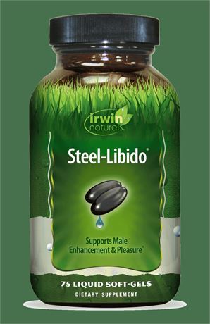 Irwin Naturals Steel-Libido – 75 Liquid Soft-Gels