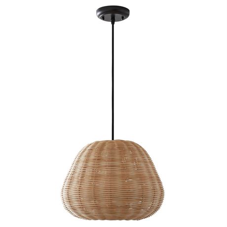 Better Homes & Gardens 50" Natural Woven Pendant LED A19 1-Light Bulb 8W(60W