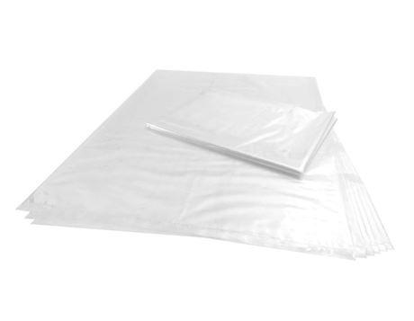 Wowfit 100 CT 16x20 inches 1.1 Mil Clear Plastic Flat Open Poly Bags Great for