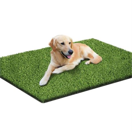 Loytryal 39.4 X 31.5 Inches Fake Grass Pee For Dogs Artificial Grass Rug Turf