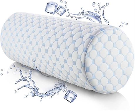 Nestl Neck Roll Pillow for Sleeping – Firm Neck Pillow for Pain Relief -