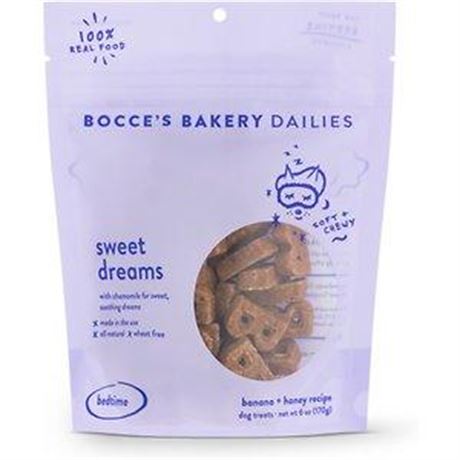 Bocce's Bakery Treats Sweet Dreams Soft & Chewy Dog Treats, 6 Oz.