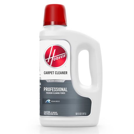 Hoover Prime Professional Carpet Cleaner Solution, Ocean Breeze Scent for