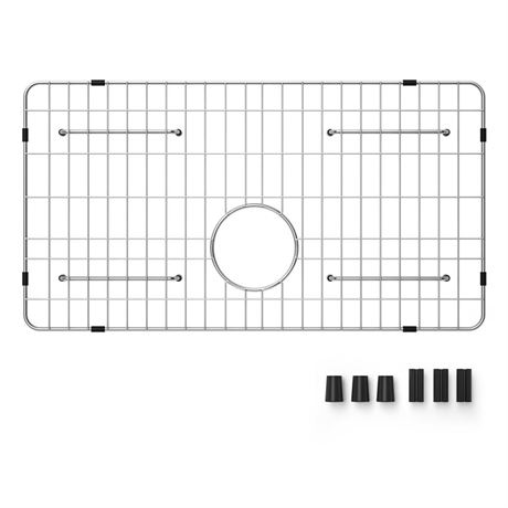 Stainless Steel Sink Grid and Protectors for Bottom of Kitchen Sink, 26" x 14"