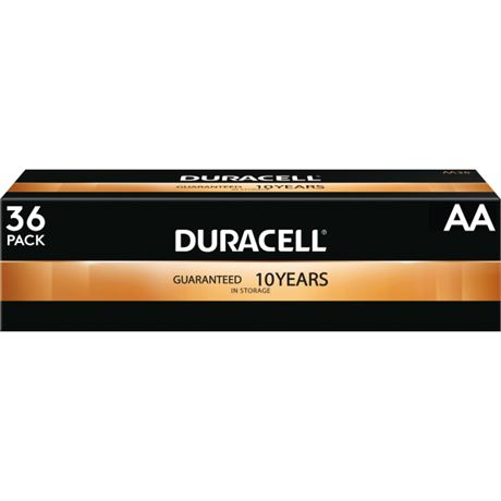 Duracell MN15P36 Power Boost CopperTop Alkaline AA Batteries (36/Pack)
Exp Mar