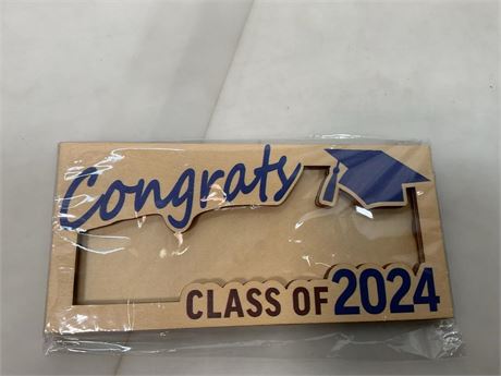 Graduation Money Holder Graduation Gift Wooden Graduation Card Box Cash Holder