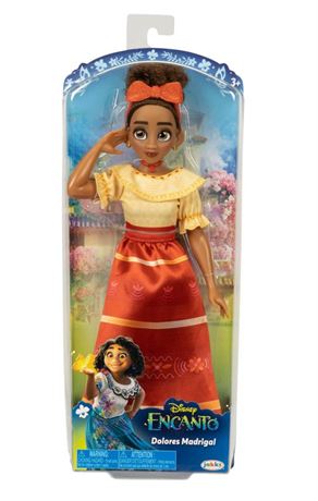 Disney Encanto Dolores Madrigal Fashion Doll with Iconic Accessories 11 inch