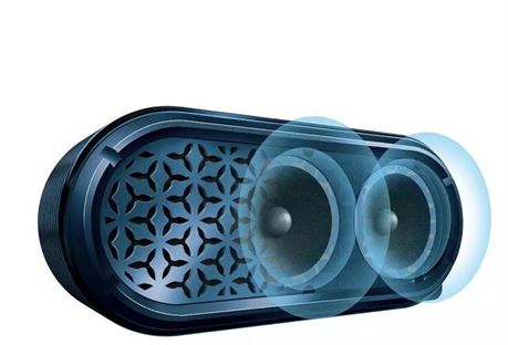 Brookstone Sleek Sound Wireless Speaker. Bluetooth V5.0 Dynamic Sound