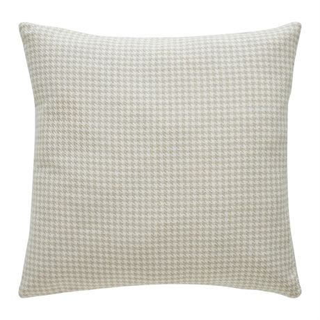 Mainstays 18" x 18" Beige Houndstooth Woven Decorative Pillow