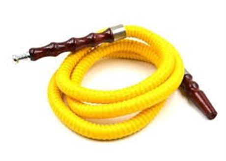 2 pack MYA 6 Foot Hookah Shisha Hose with Wooden Handle Durable Hookah Hose