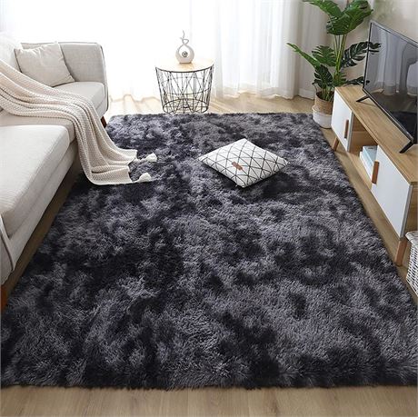 Ultra Soft Shag Area Rug,Fluffy Rug Plush Living Room Carpet,Modern Indoor