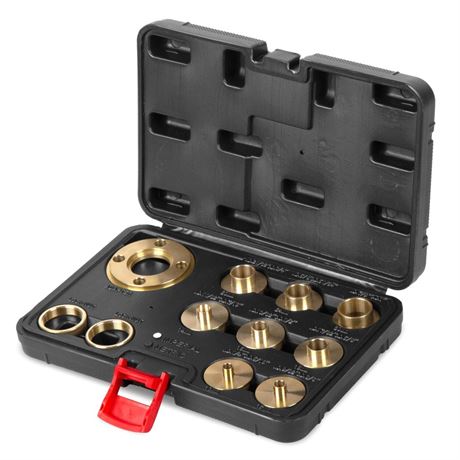 WEN Solid Brass Router Template and Guide Bushing Set, 1-3/16-Inch Base Plate,