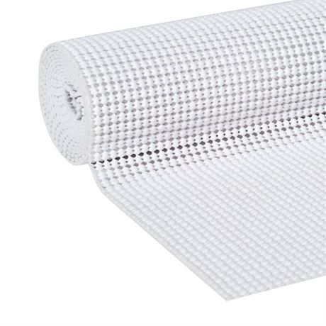 Duck Brand Select Grip EasyLiner Non-Adhesive Shelf Liner, White, 20 in. x 6