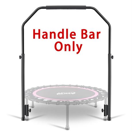 Rebounder Handle Bar Accessory for 40" Round Fitness Trampolines, Cushy Foam