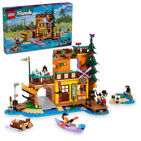 LEGO Friends Adventure Camp Water Sports Building Toy - Pretend Play Playset