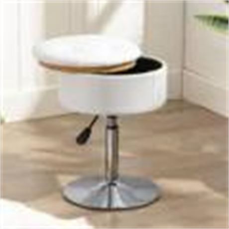 360°Swivel Vanity Stool Chair for Makeup Room, Height Adjustable Stool for