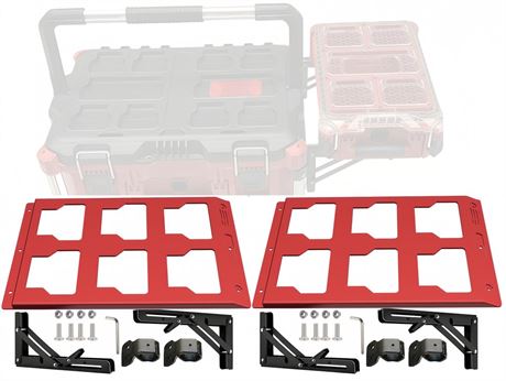 For Milwaukee Packout Compatible Folding Storage Mount, Side Storage Organizer