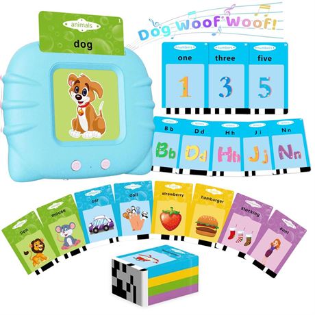 Talking Flash Cards with 382 Sight Words, Toddler Toys for Boys and Girls,