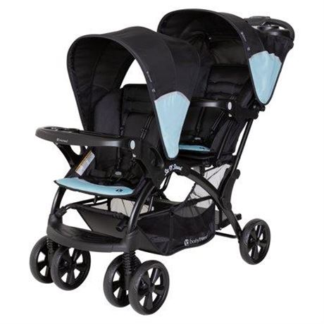 Baby Trend Sit N  Stand Strollers  Solid Print Desert Blue