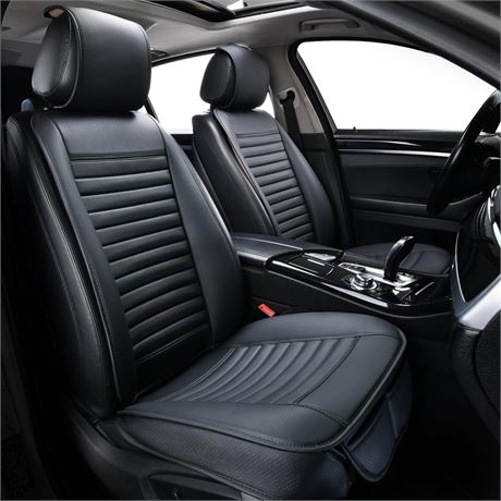 2pc Car Seat Covers, Luxury Car Protectors, Universal Anti-Slip Driver Seat