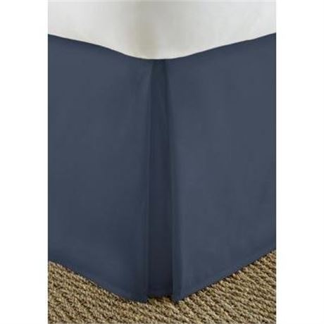 Pleated Bed Skirt Box Spring Frame Cover Microfiber Dust Ruffle