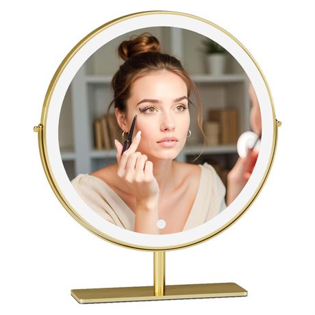 12.2-inch Round Dressing Mirror, Household and Student Dormitory Makeup Mirror,