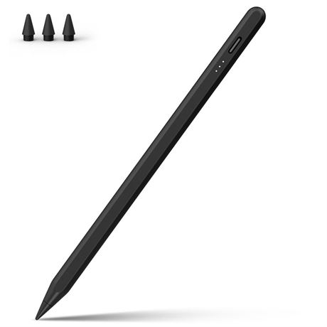 Stylus Pen for iPad, 13 mins Fast Charge Stylus with Palm Rejection, Tilt