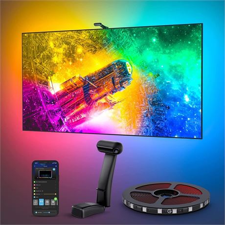 Govee Envisual TV LED Backlight T2 with Dual Cameras, 11.8ft RGBIC Wi-Fi LED