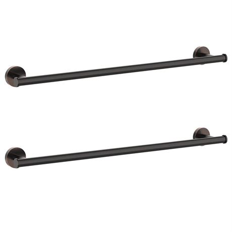 Cilee 2 Pieces Oil Rubbed Bronze Towel Bar Set, Hand Towel Holder Bathroom