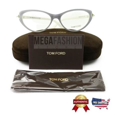 Tom Ford Women's 55MM Oval Optical Glasses - Ivory