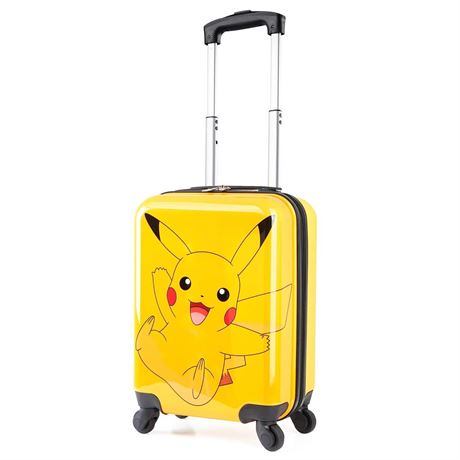 Pokemon Kids Suitcase with Wheels Luggage Bag for Boys and Girls Carry On