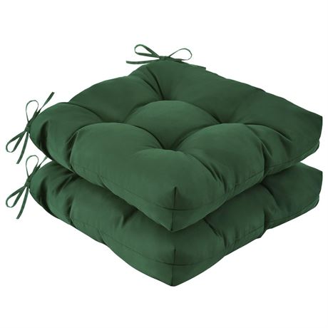 IASEAHK Outdoor Chair Cushions Set of 2, 19" x 19" x 5", Waterproof Outdoor