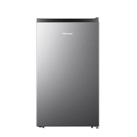 OFFSITE Hisense 4.4 Cu Ft. Single Door Mini Fridge with Chiller  Silver 20.4