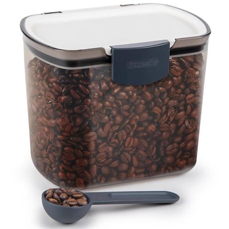 ProKeeper 1.5-Quart Coffee Storage Container with Scoop – Tinted, Airtight