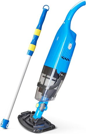 Handheld Rechargeable Cordless Pool Vacuum with Extended Battery Life, Boosted