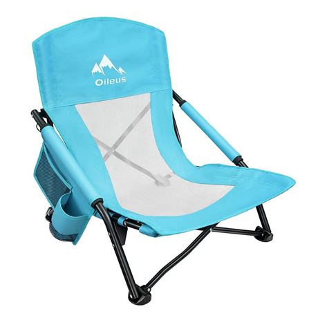 Oileus Low Beach Chair for Beach Tent/Shelter & Camping/Outdoor Ultralight