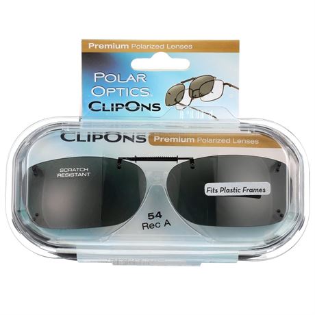 Polar Optics Polar Optical Optics Unisex PTCR RECA 54 Plastic ClipOns